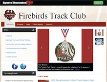 Tablet Screenshot of firebirdstrackclub.com